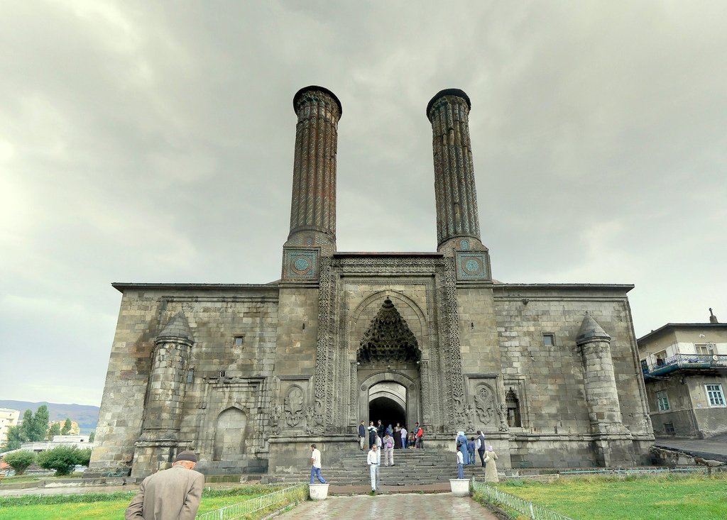 Cifte Minareli Madrassah in Erzurum - Turkey